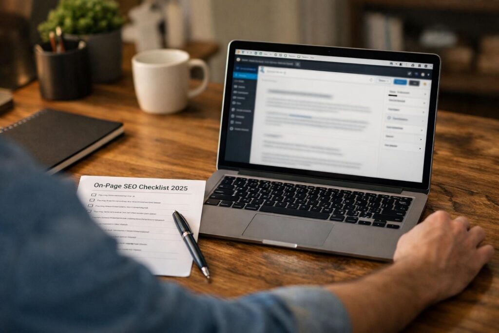 On-Page SEO Checklist 2025: What to Check on Every WordPress Page